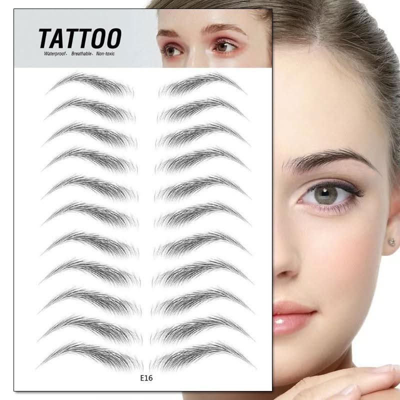 4D Eyebrow Tattoo Stickers