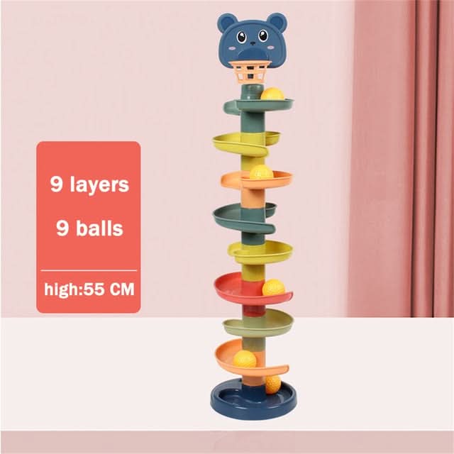 Rolling Ball Drop Tower Baby Toy
