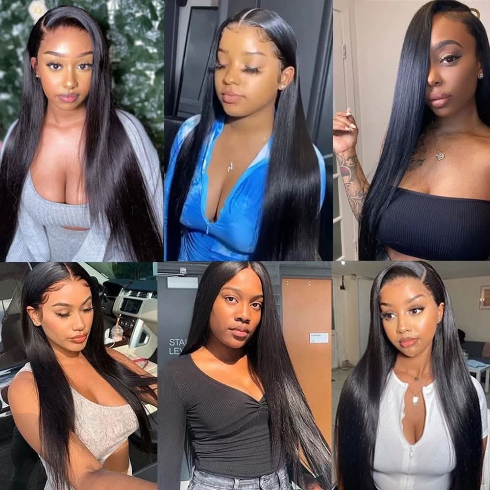 Women’s 13×4 HD Lace-Front Straight Human Hair Wig