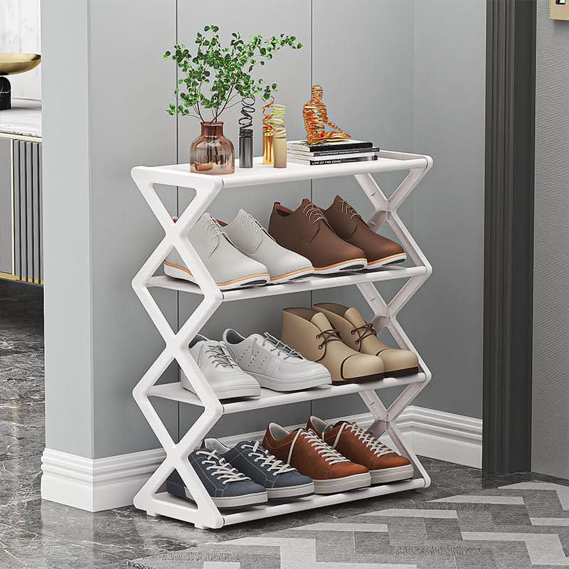 X-Type 2-Tier Shoe Rack