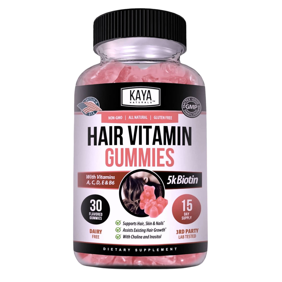 Kaya Naturals Hair Growth Gummies