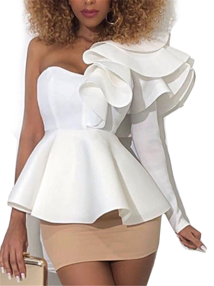 Fashionable Plus Size Spring/Summer Women's Blouse