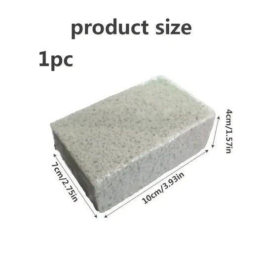 Grill Cleaning Brick product size dimensions: 10cm x 7cm x 4cm for easy BBQ maintenance.