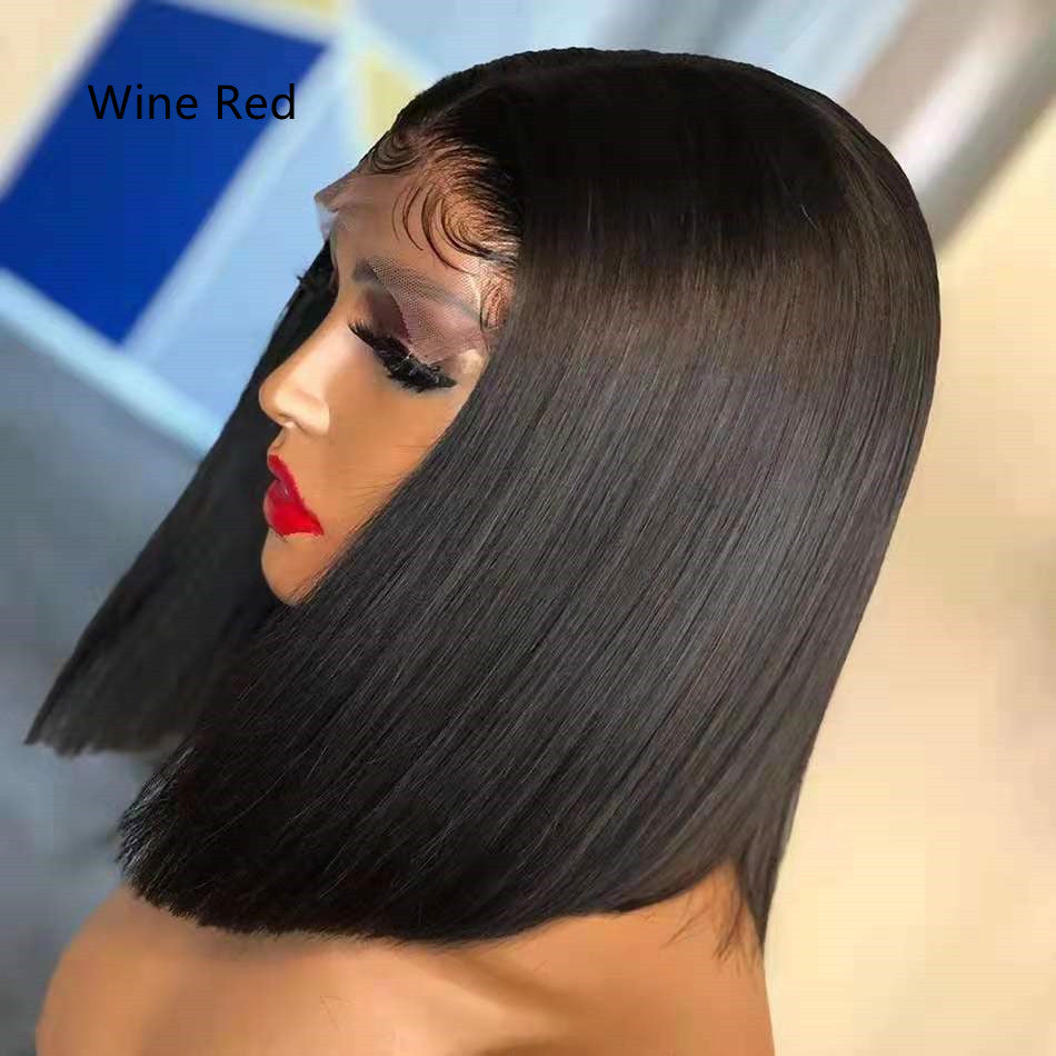 Women's Fashion Medium Parting Short Hair Wig