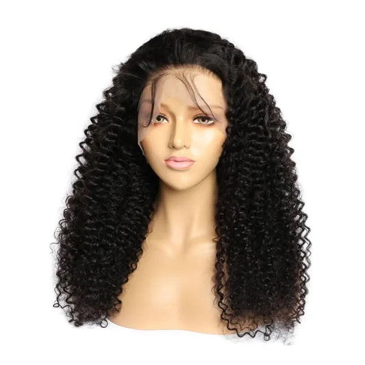 Curly Human Hair Lace Wig for Women 